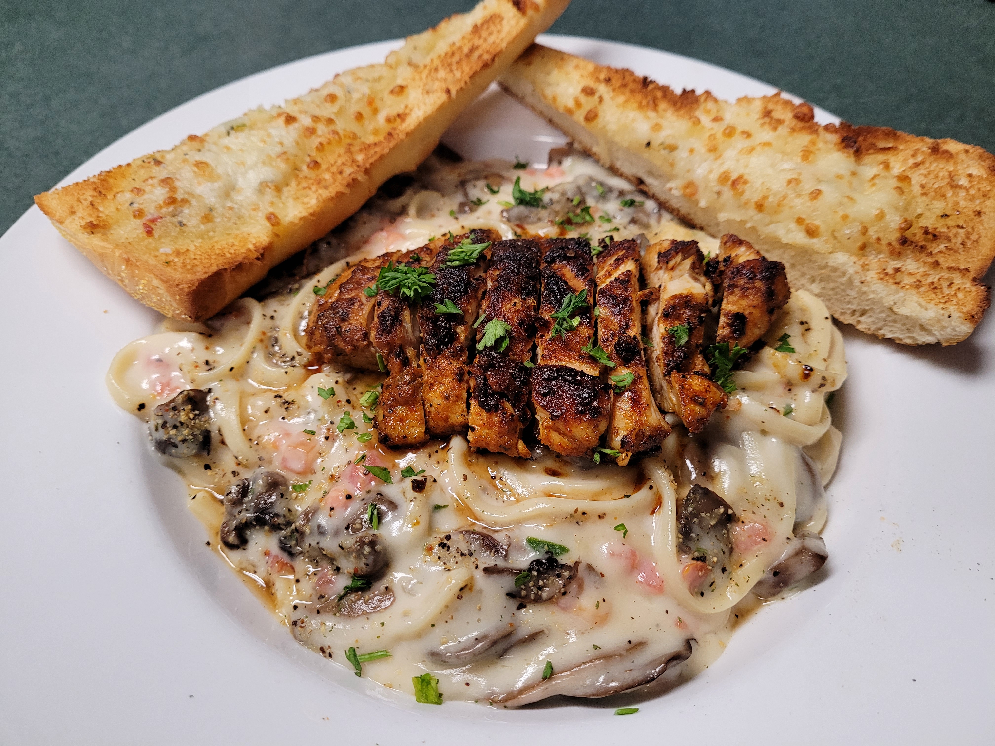 Blackened Chicken Alfredo