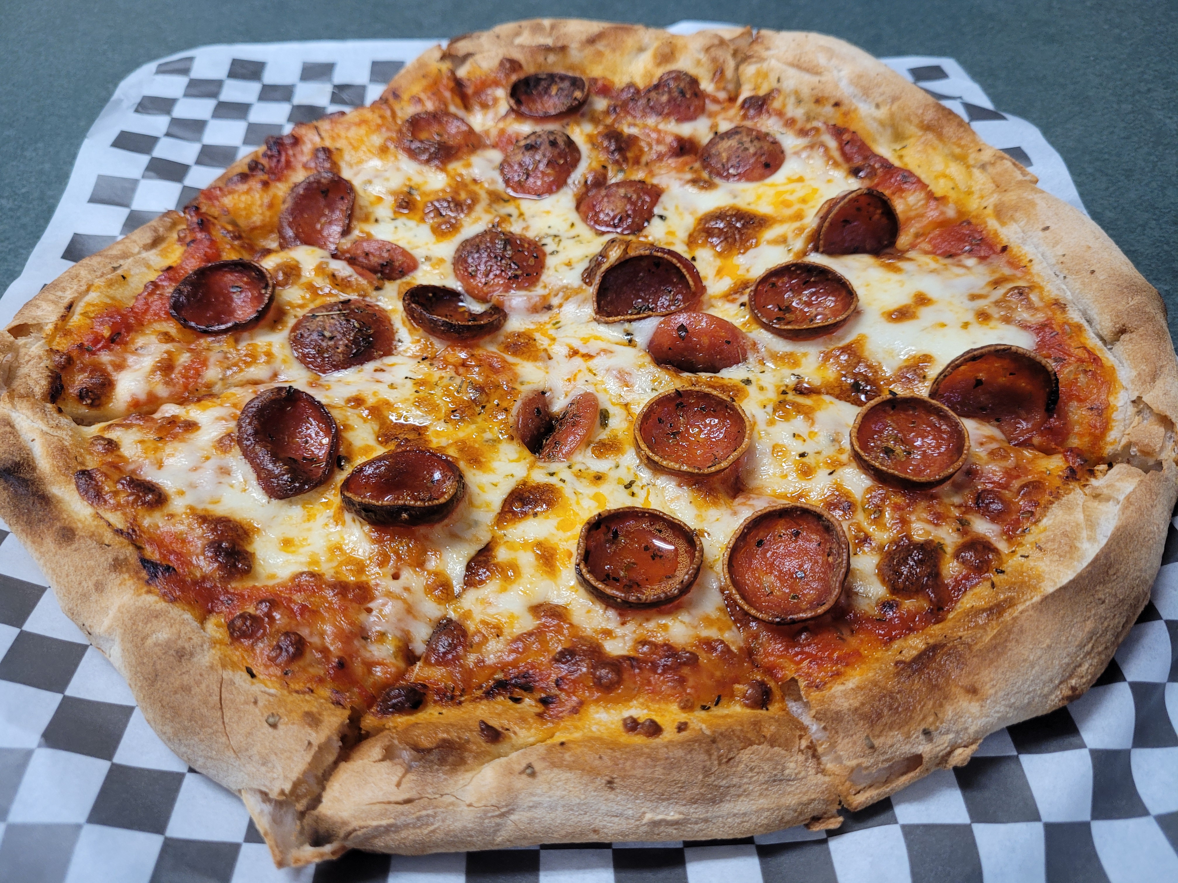 Charred Pepperoni
