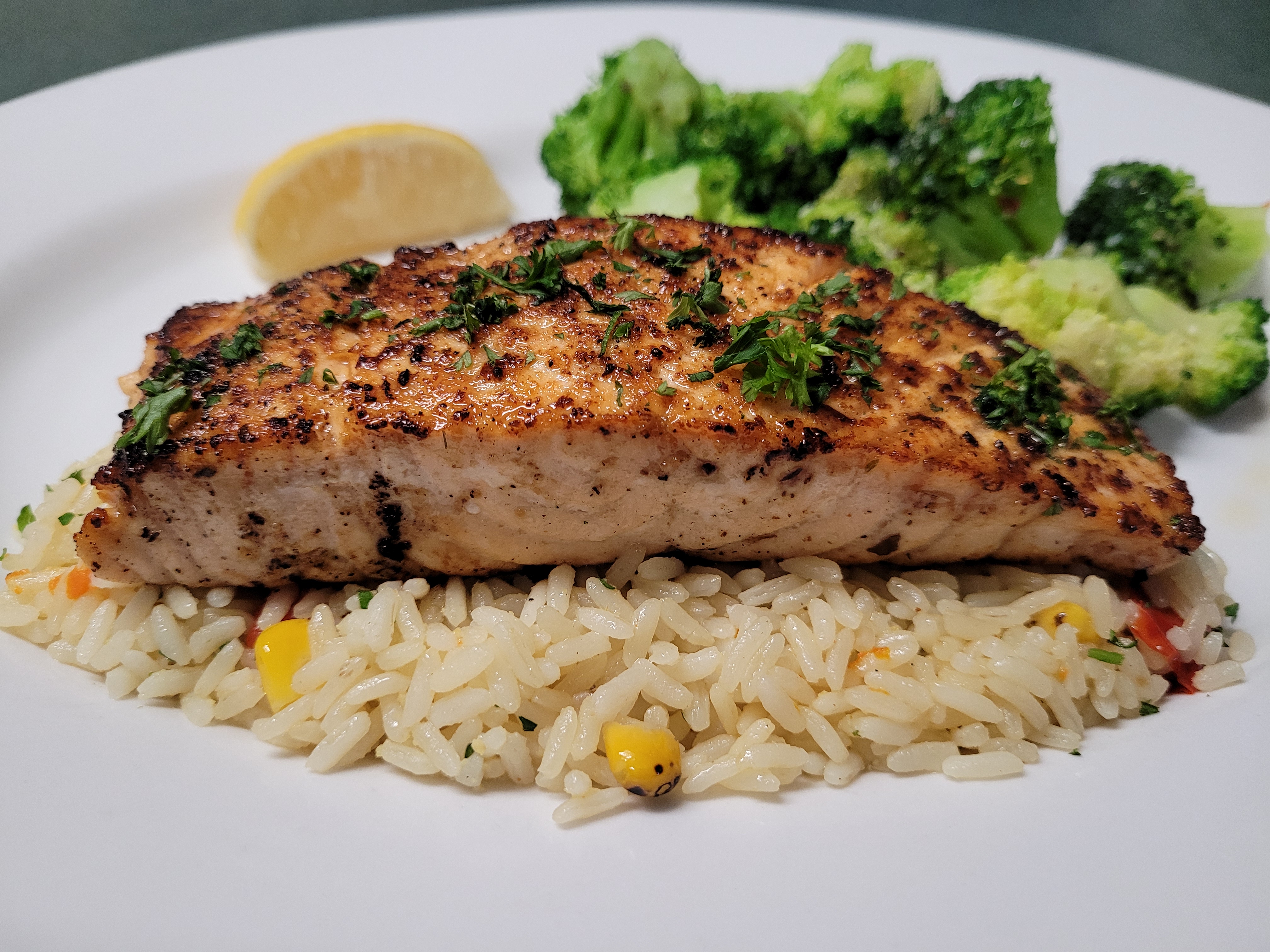 Grilled Atlantic Salmon