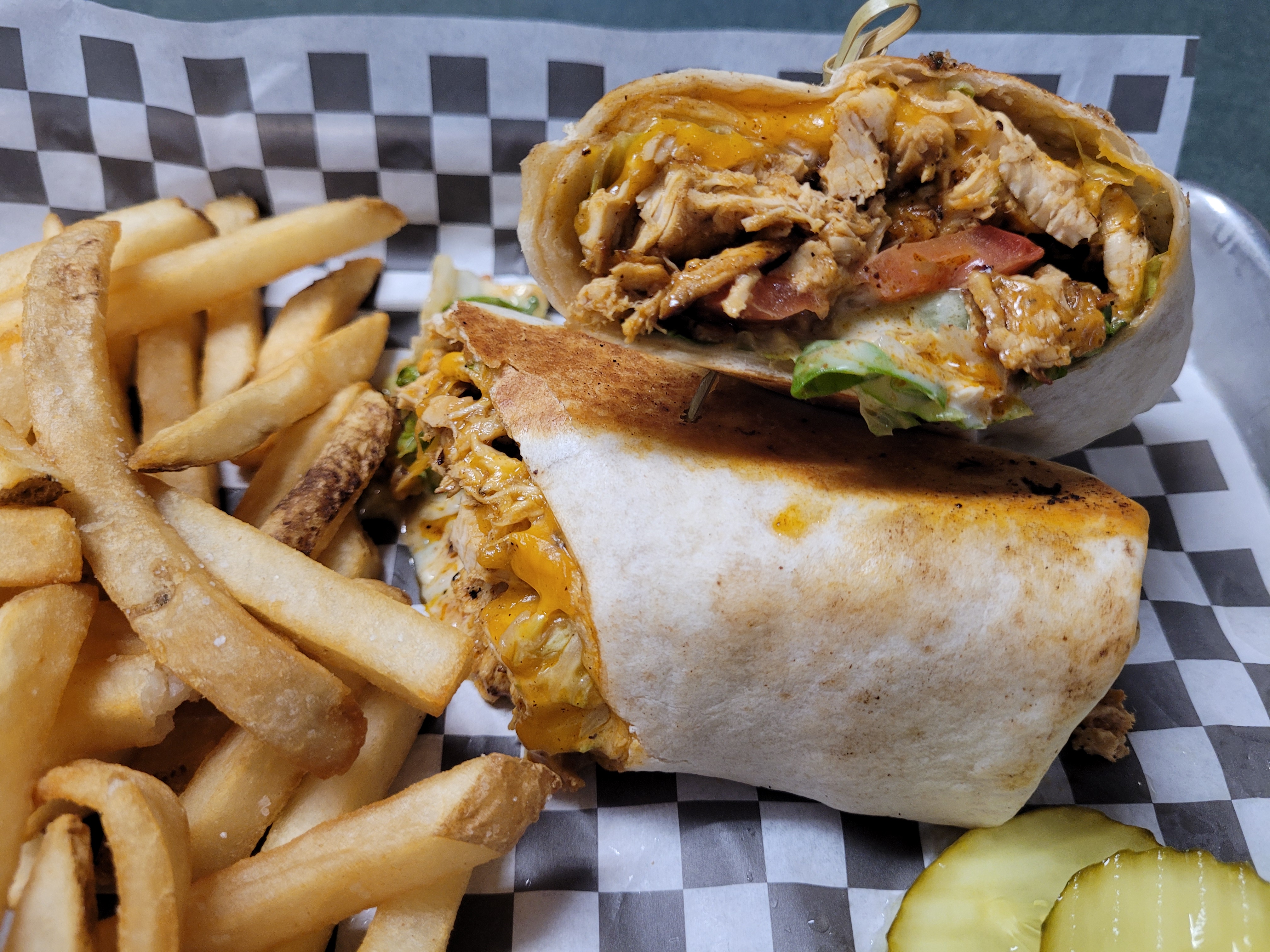 Grilled Buffalo Chicken Wrap