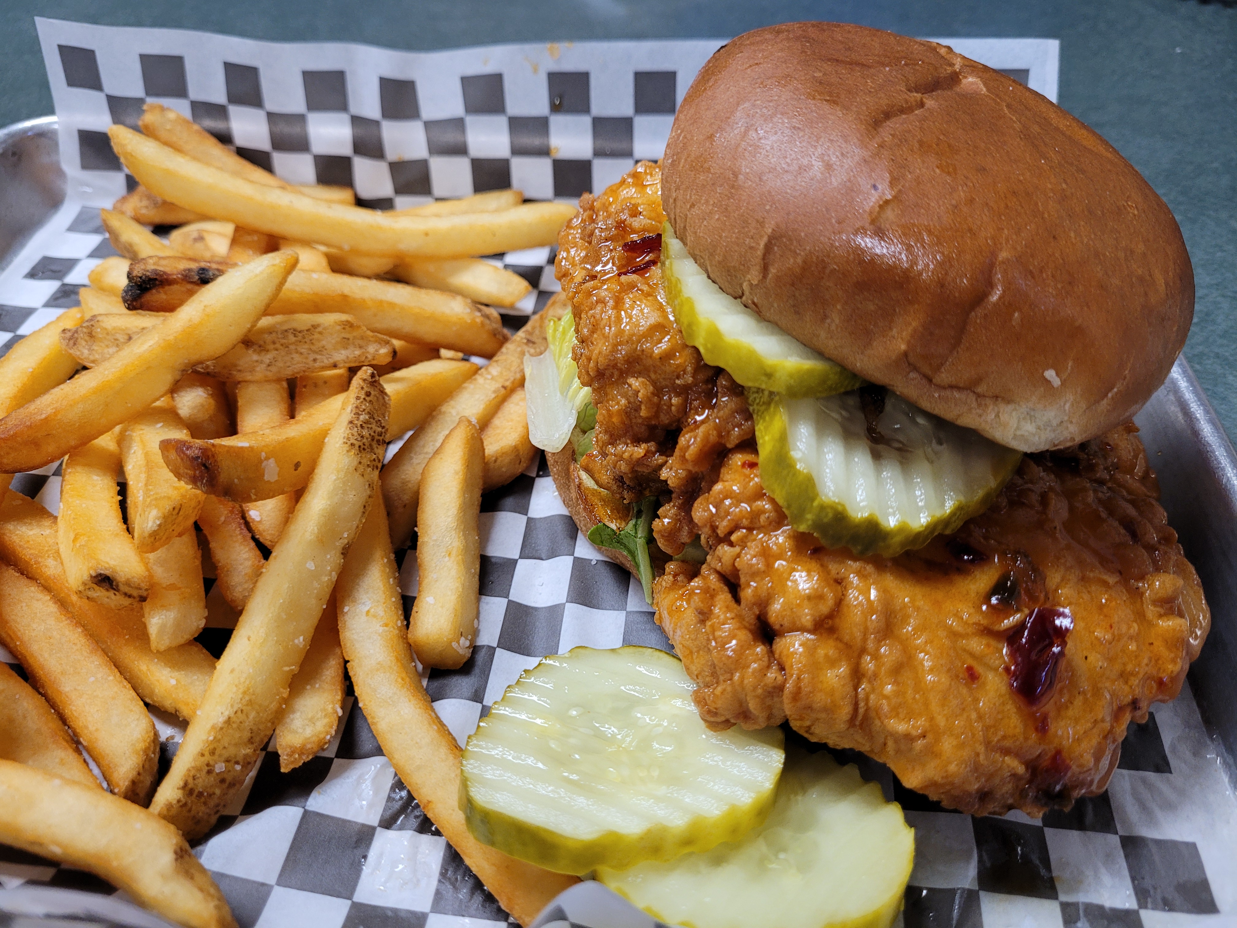 Hot Honey Chicken Sandwich