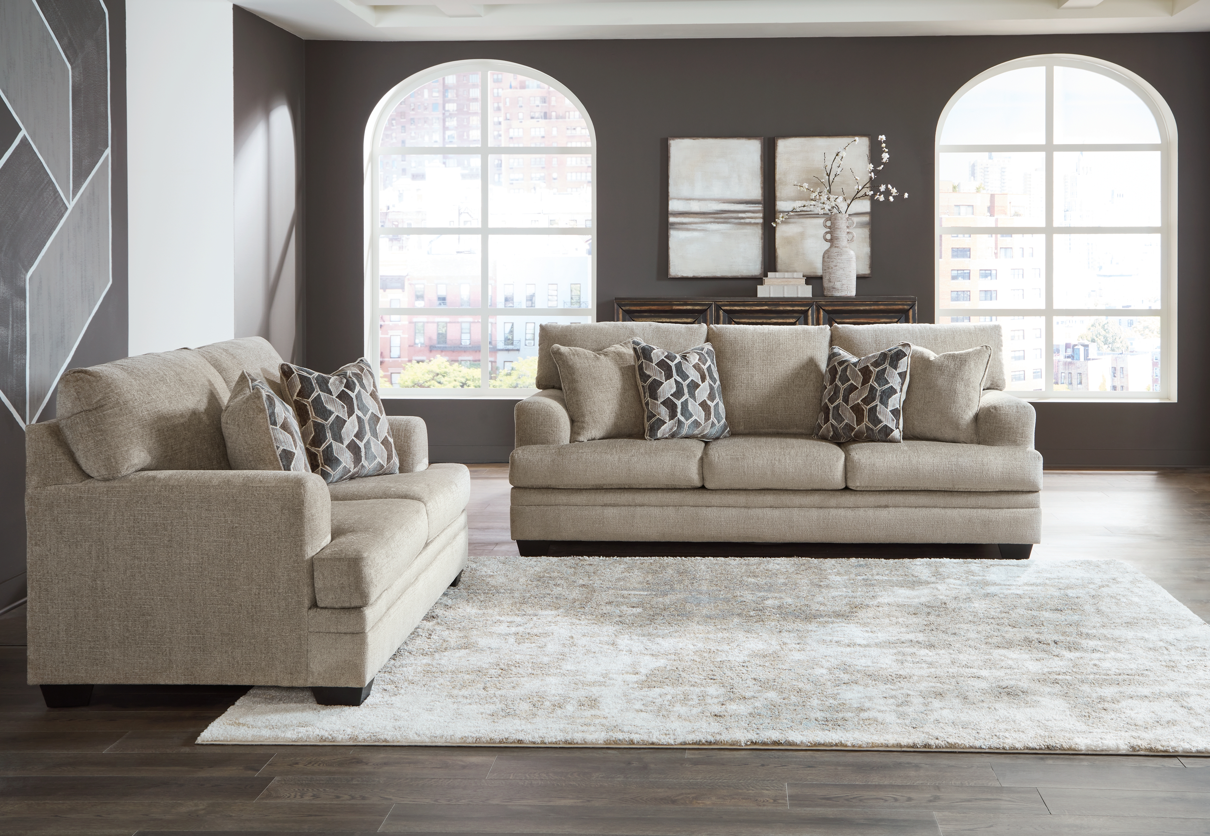 Stonemeade - 2 Pc. - Sofa, Loveseat - Taupe