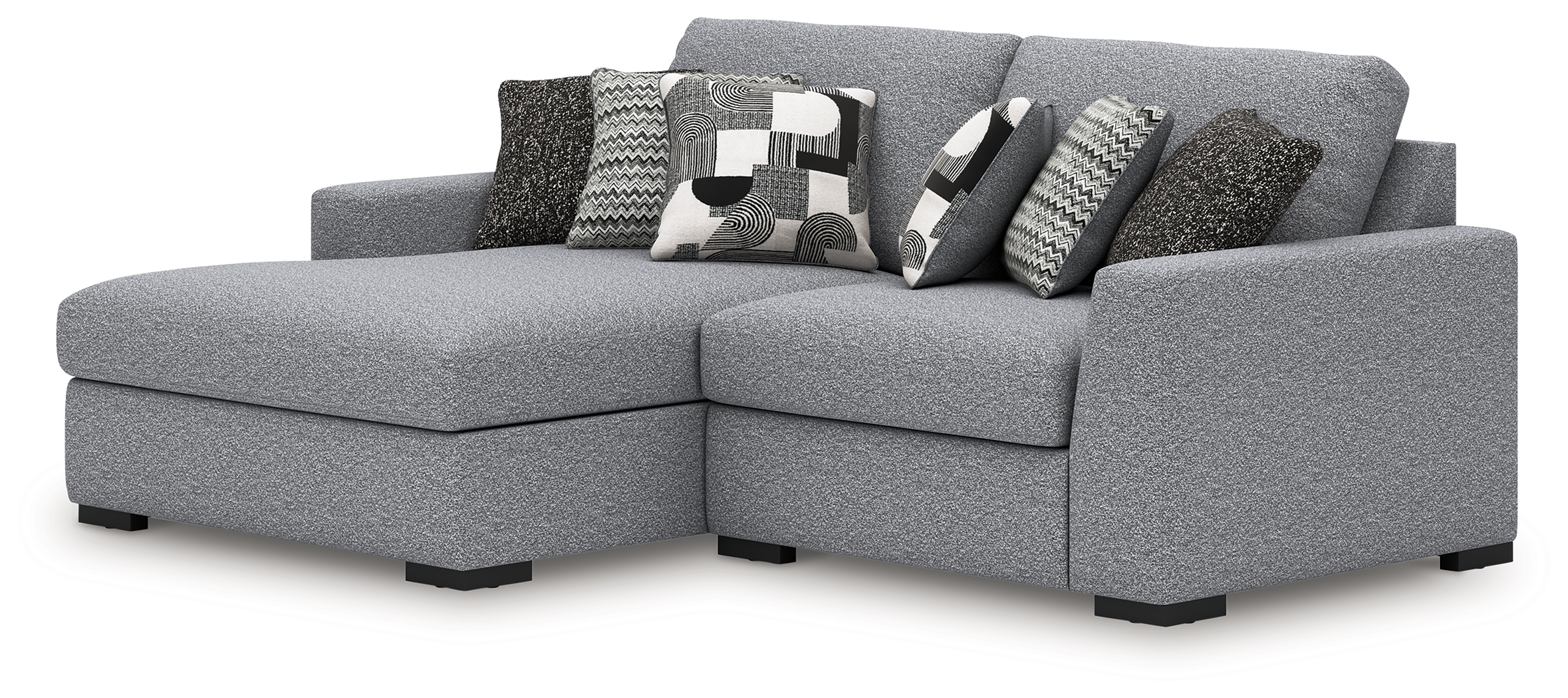 Bealton - 2-Piece Sectional With LAF Corner Chaise - Salt and Pepper