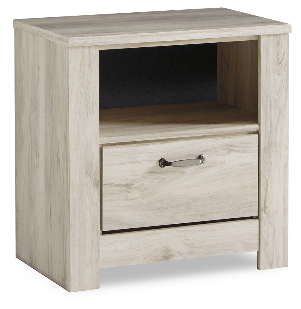 Bellaby - One Drawer Night Stand - Whitewash