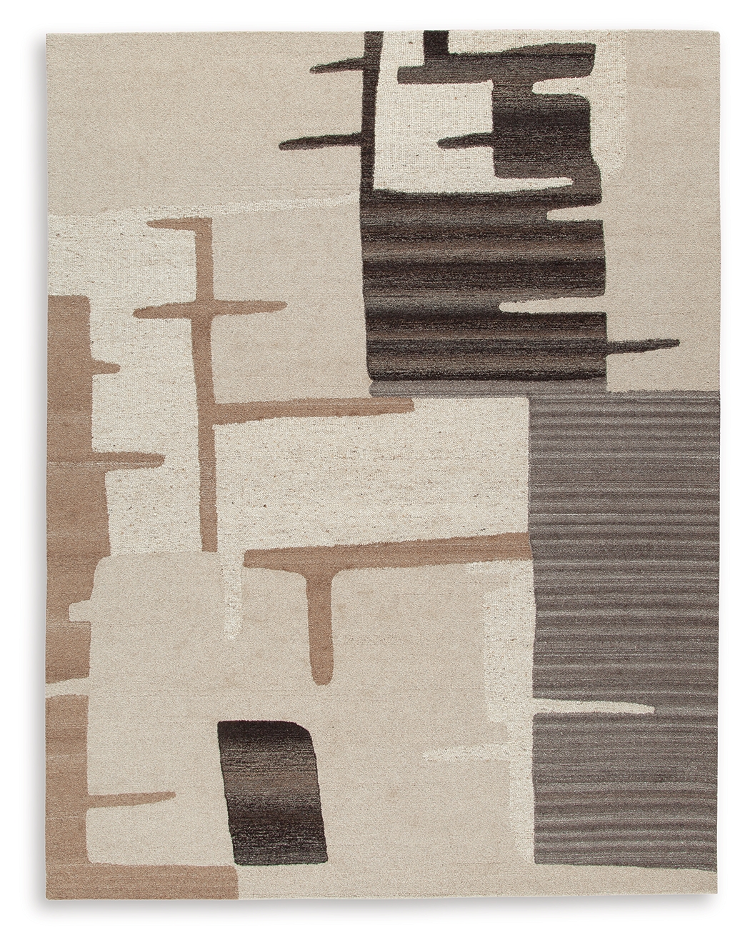 Kencher - 8' x 10' Rug - Beige / Brown