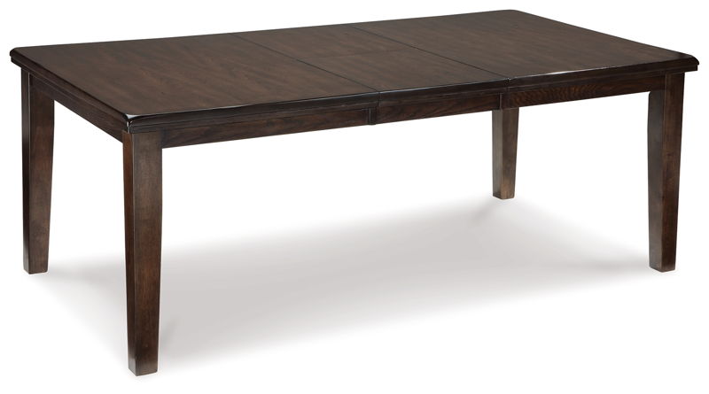 Haddigan - Rectangular Dining Room Extension Table - Dark Brown