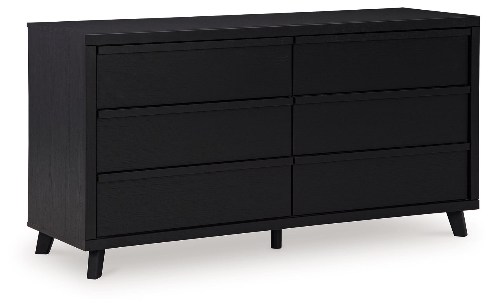 Danziar - Six Drawer Dresser - Black