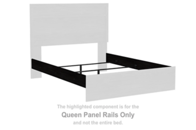 Belachime - Queen Panel Rails - Charcoal