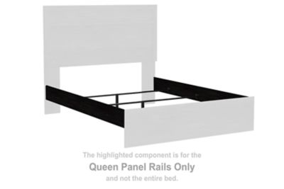 Belachime - Queen Panel Rails - Charcoal