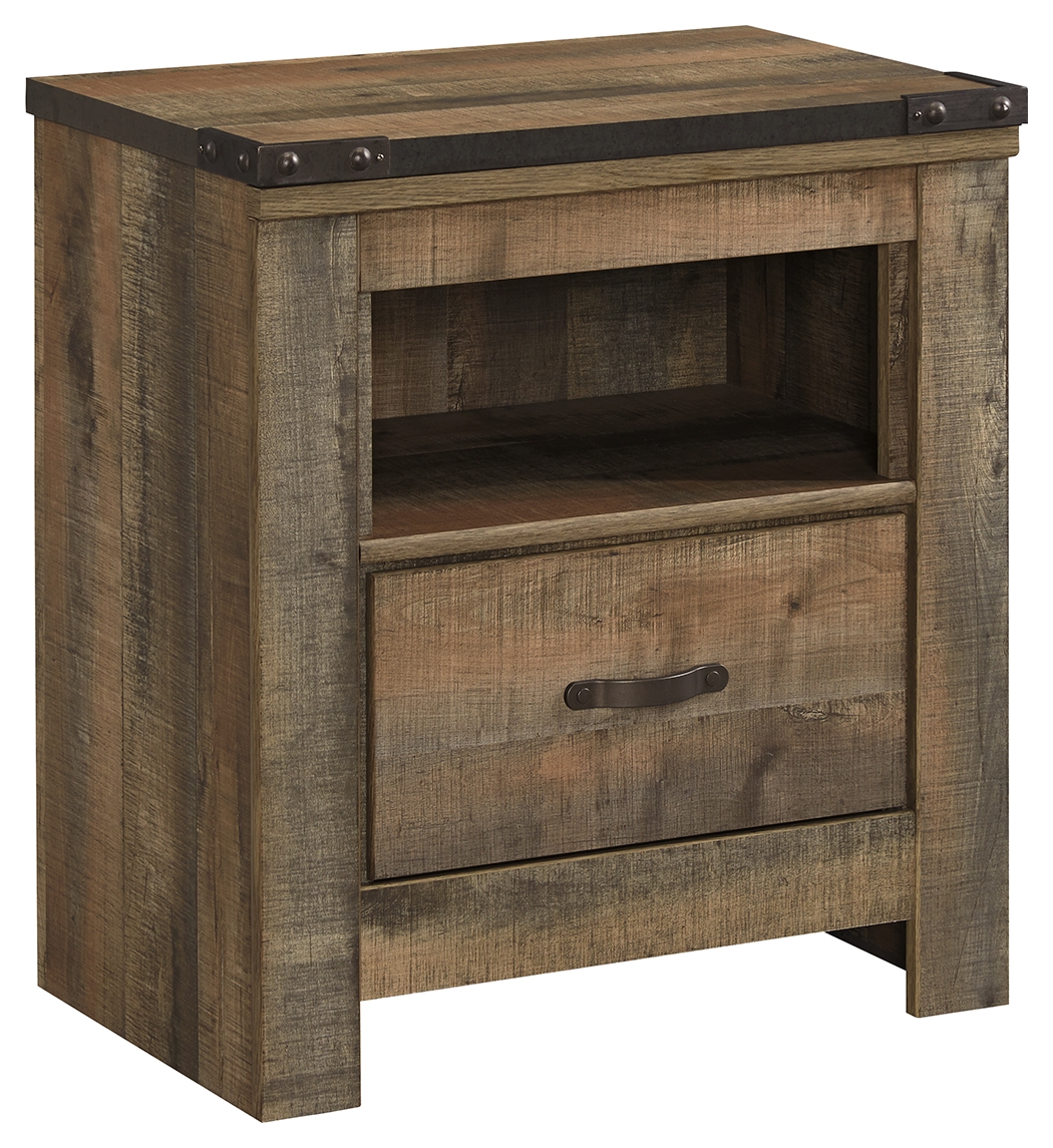 Trinell - One Drawer Night Stand - Brown