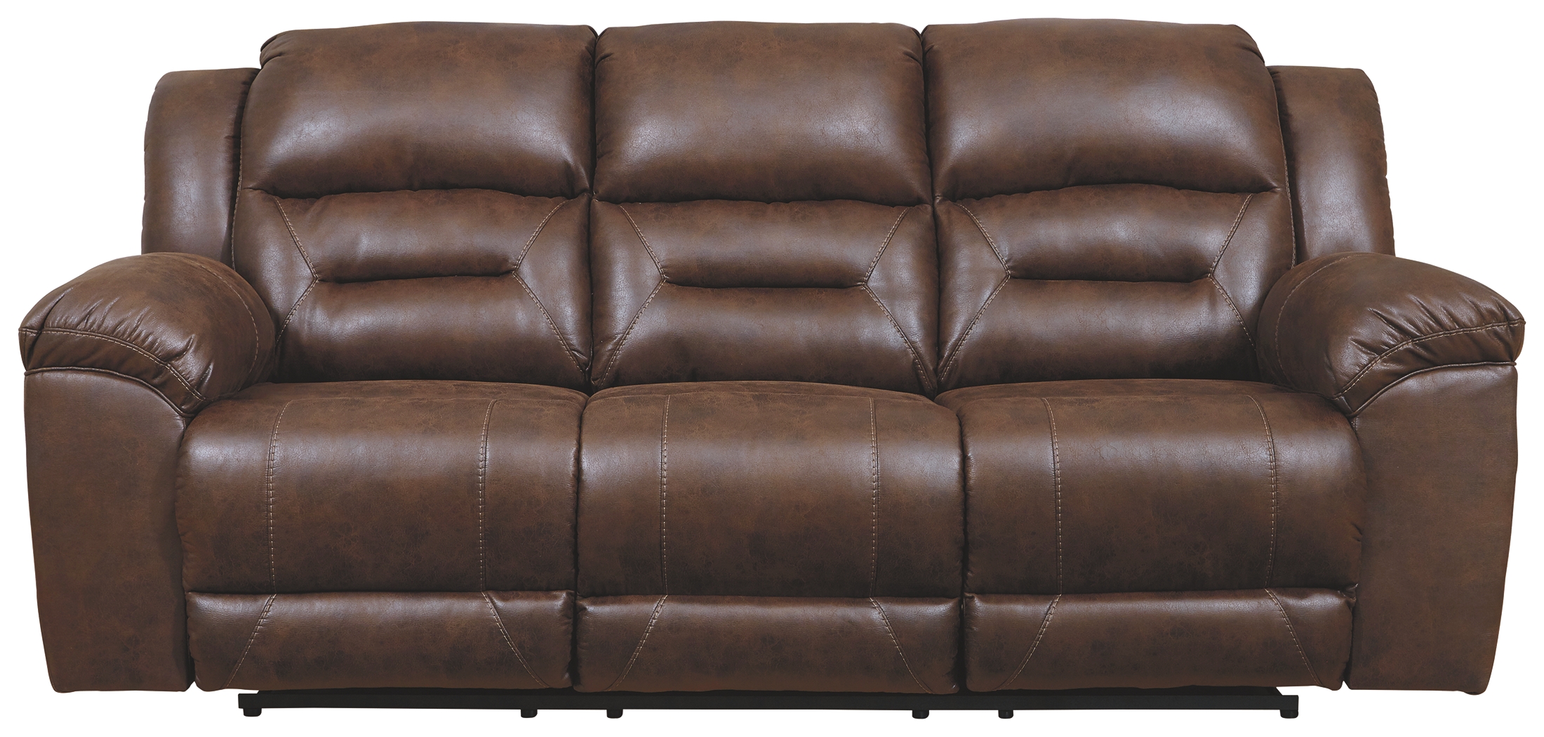 Stoneland - Reclining Power Sofa - Chocolate