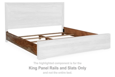 Dressonni - King Panel Rails And Slats - Brown