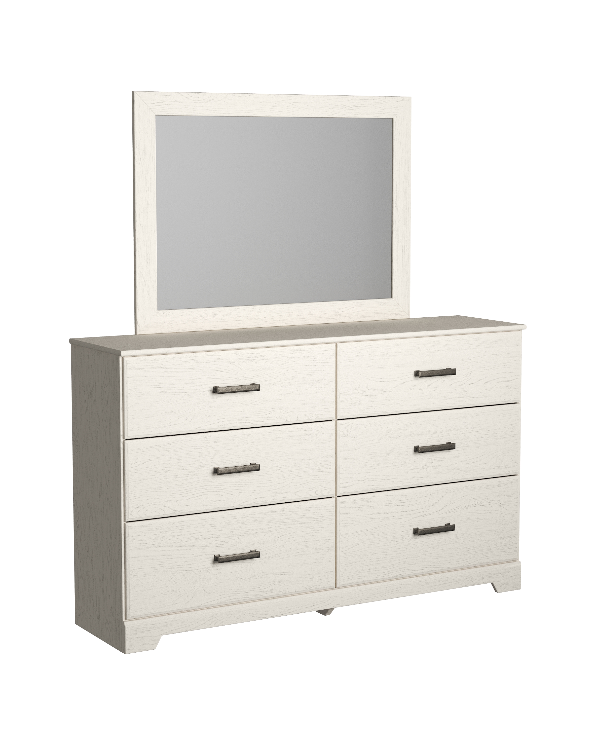 Stelsie - Dresser, Mirror - White