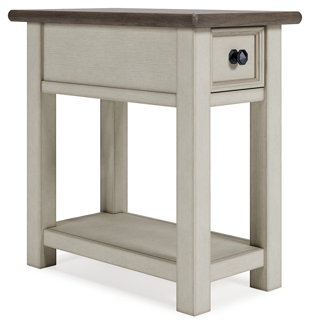 Bolanburg - Chair Side End Table - White / Brown / Beige