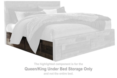 Derekson - Queen/King Under Bed Storage - Multi Gray