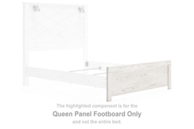 Gerridan - Queen Panel Footboard - White