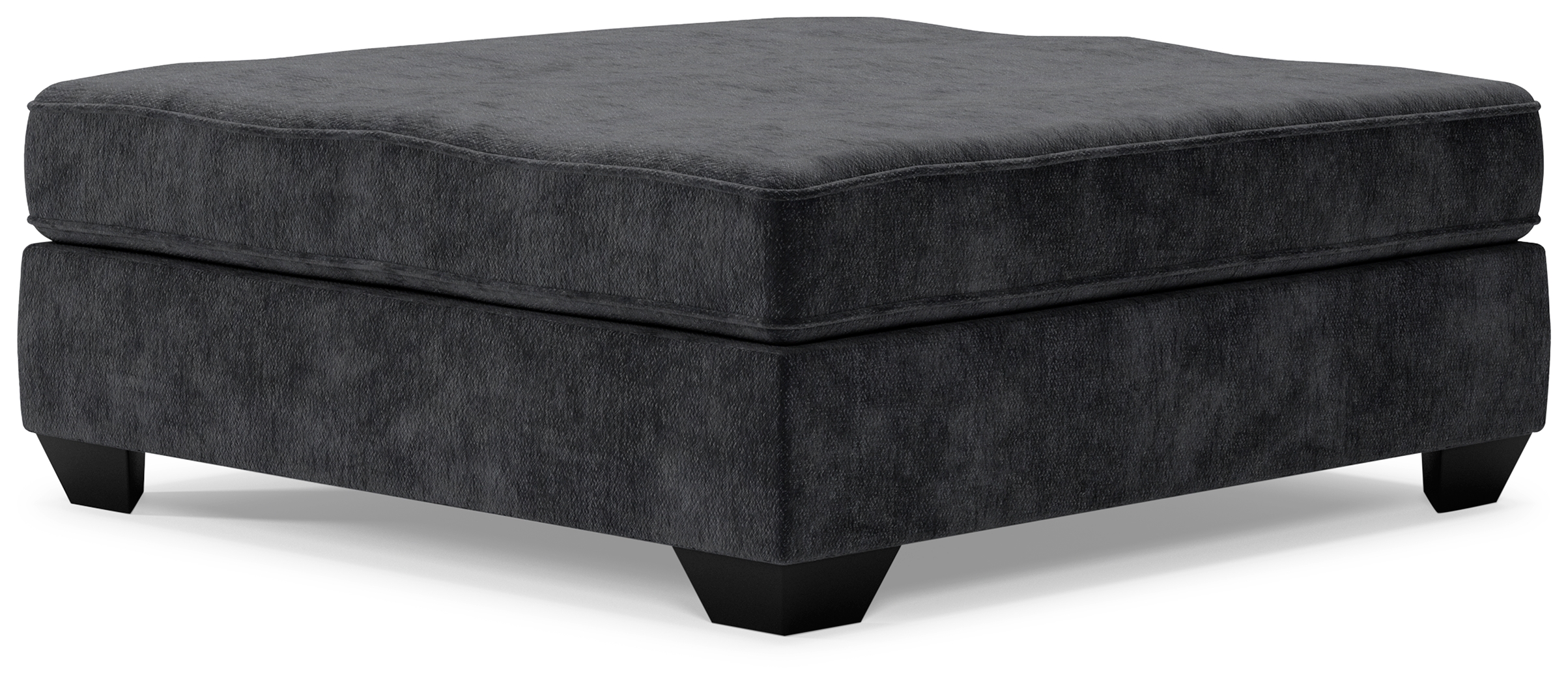 Lavernett - Oversized Accent Ottoman - Charcoal