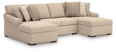 LadyMae - 3-Piece Double Chaise Sectional - Twill