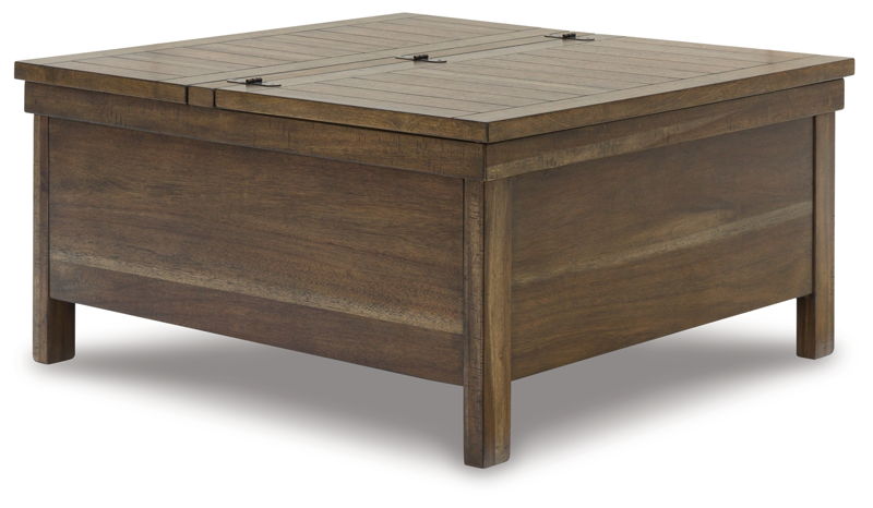 Moriville - Lift Top Cocktail Table - Grayish Brown