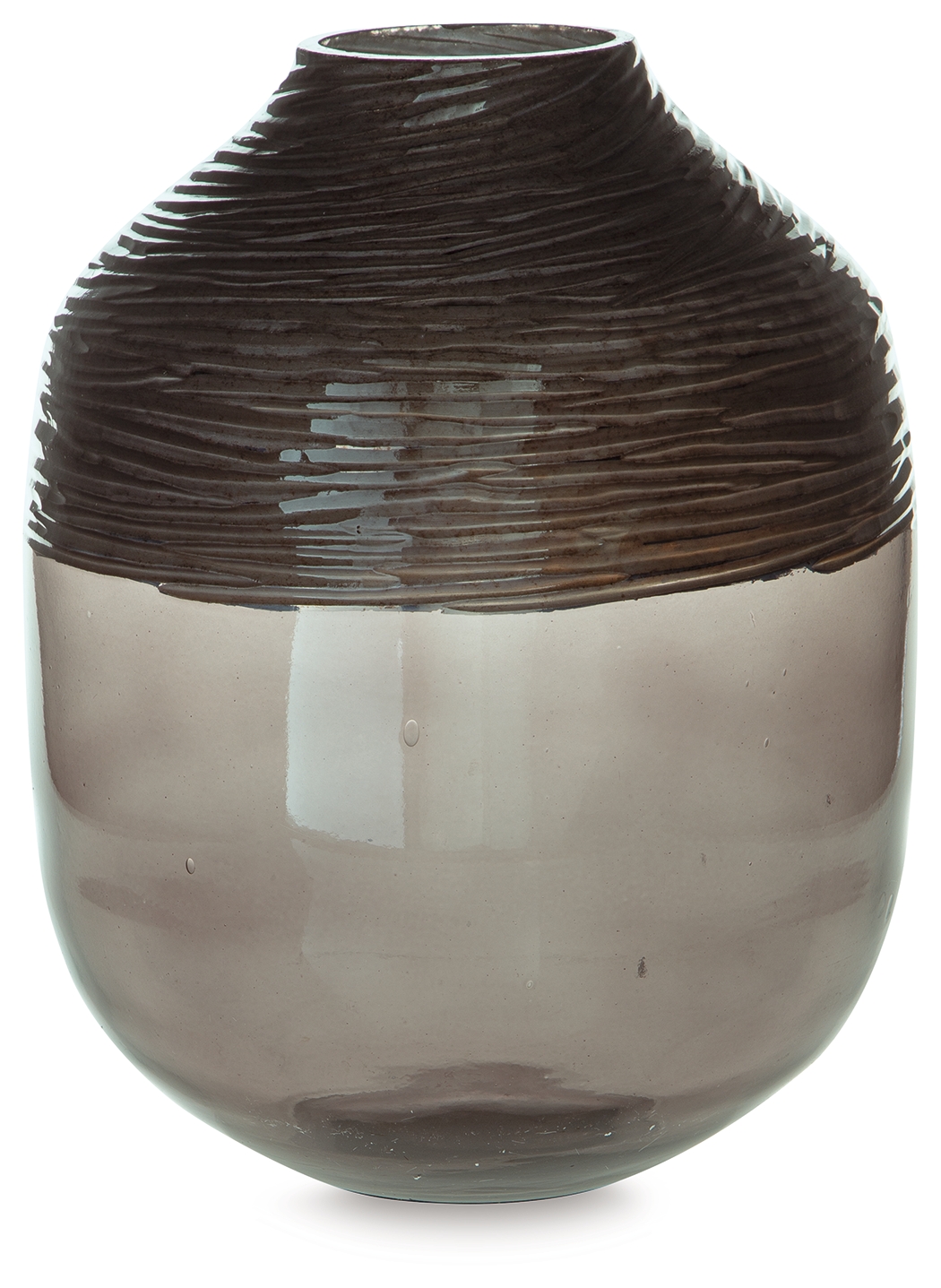 Harpwick - Vase - 11.5" - Iridescent Gray