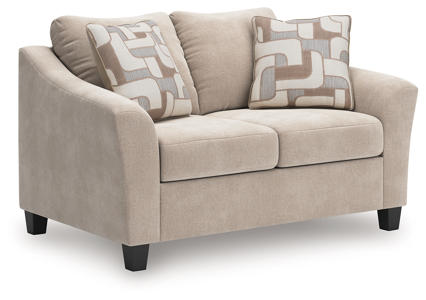 Willarae - Loveseat - Taupe