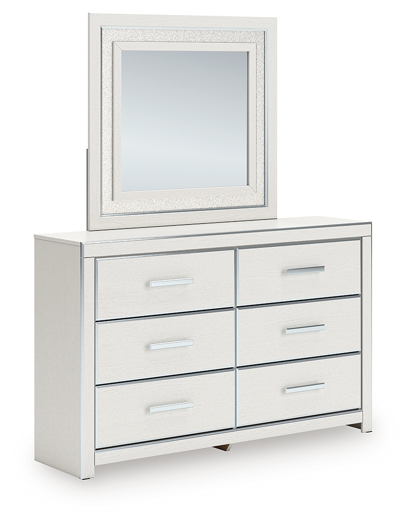 Zuraleus - Dresser And Mirror - White