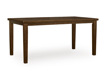 Ralene - Dining Room Counter Height Butterfly Extension Table - Medium Brown