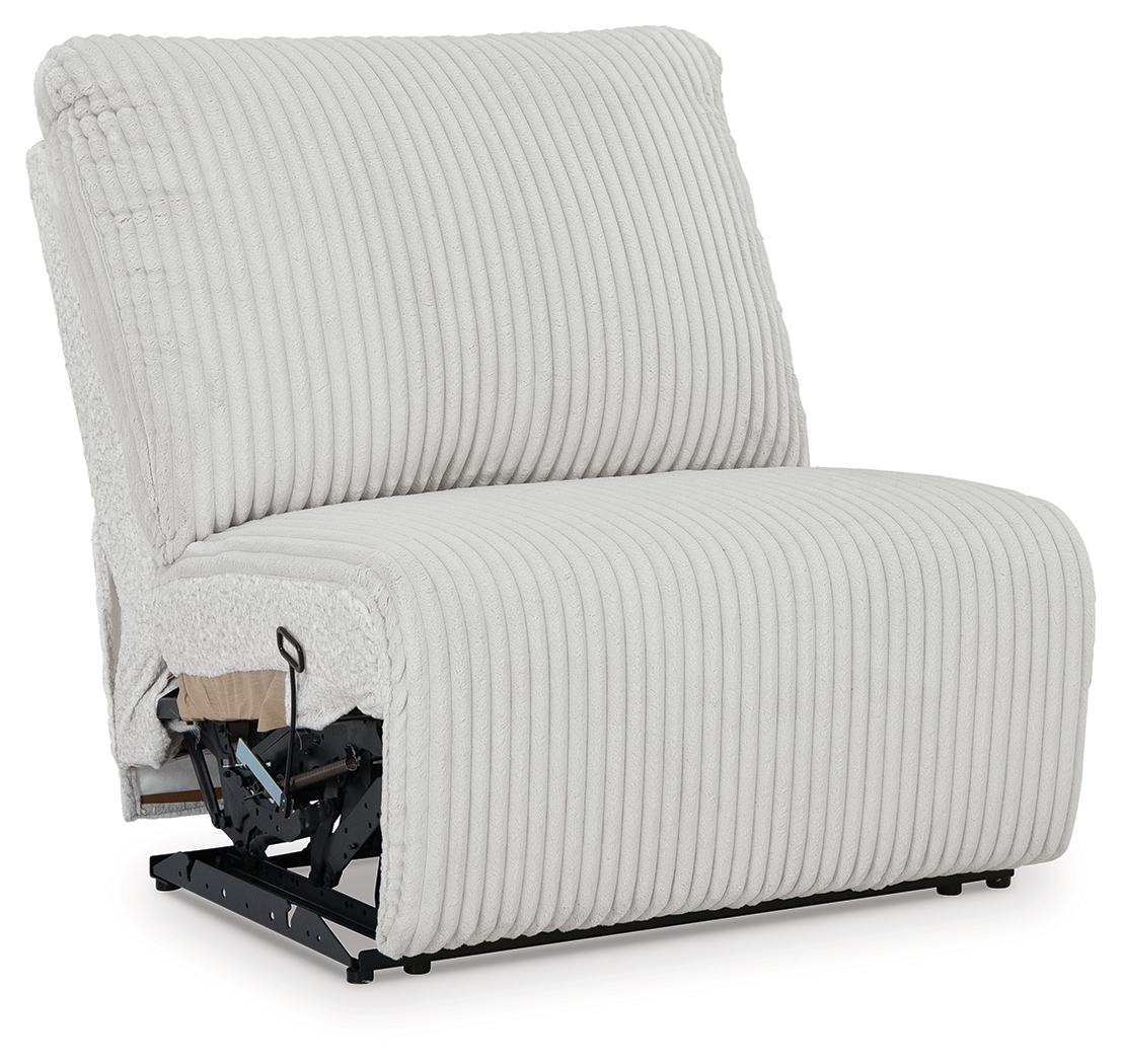 Top Tier - Armless Recliner - Alloy