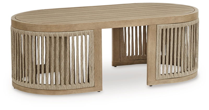 Serena Shores - Rectangular Cocktail Table - Beige