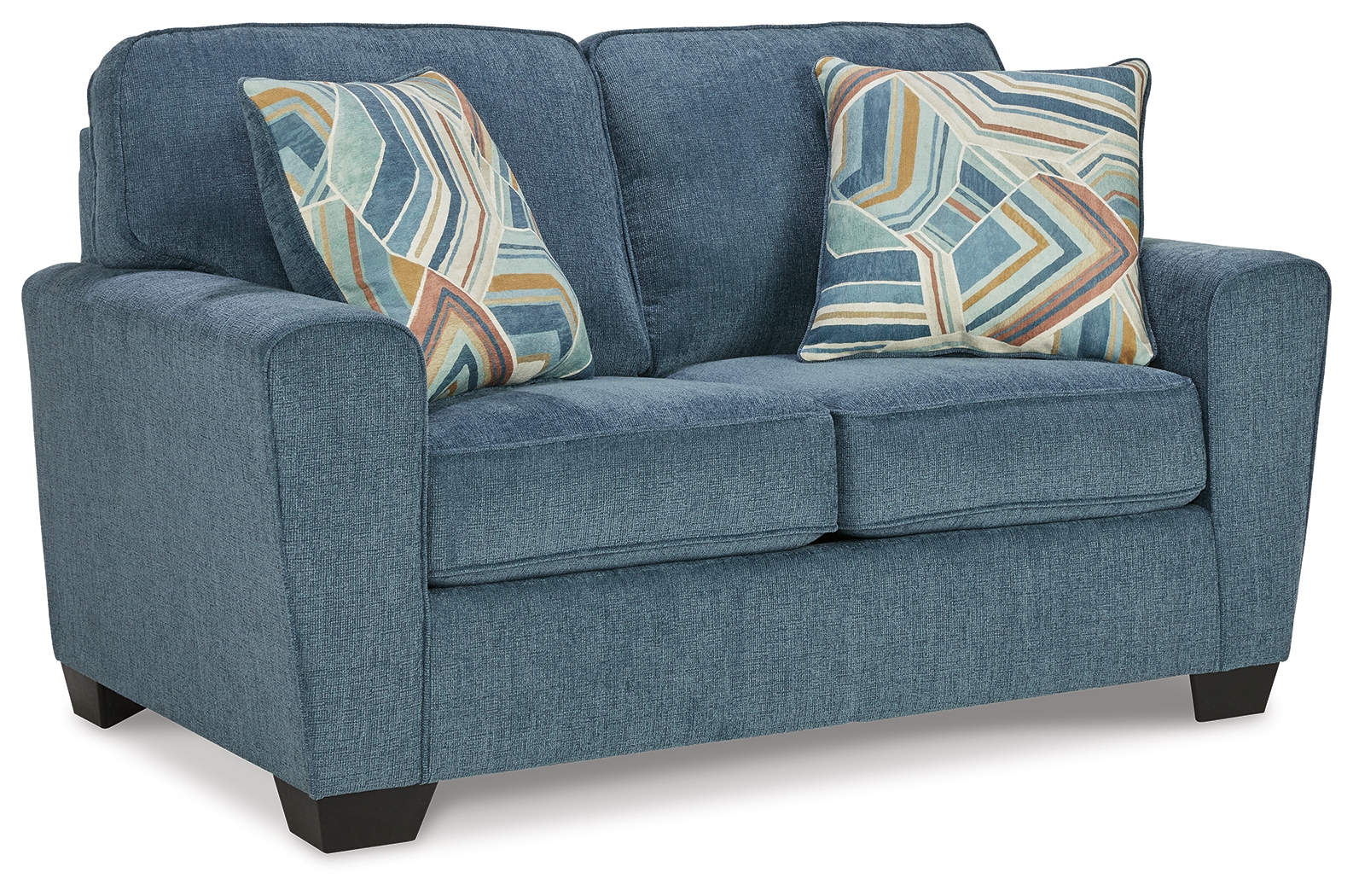 Cashton - Loveseat - Blue