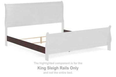 Alisdair - King Sleigh Rails - Reddish Brown