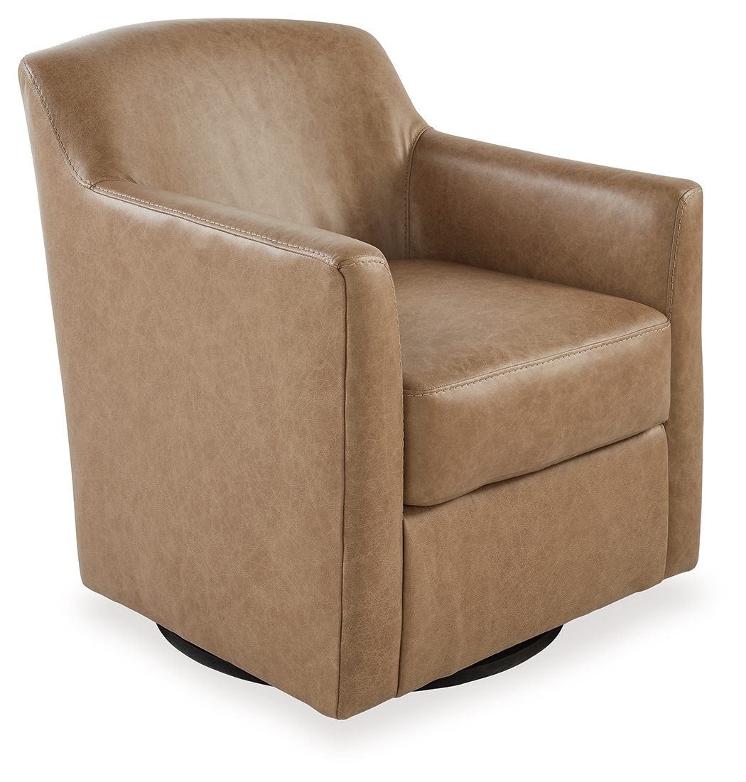 Bradney - Swivel Accent Chair - Tumbleweed