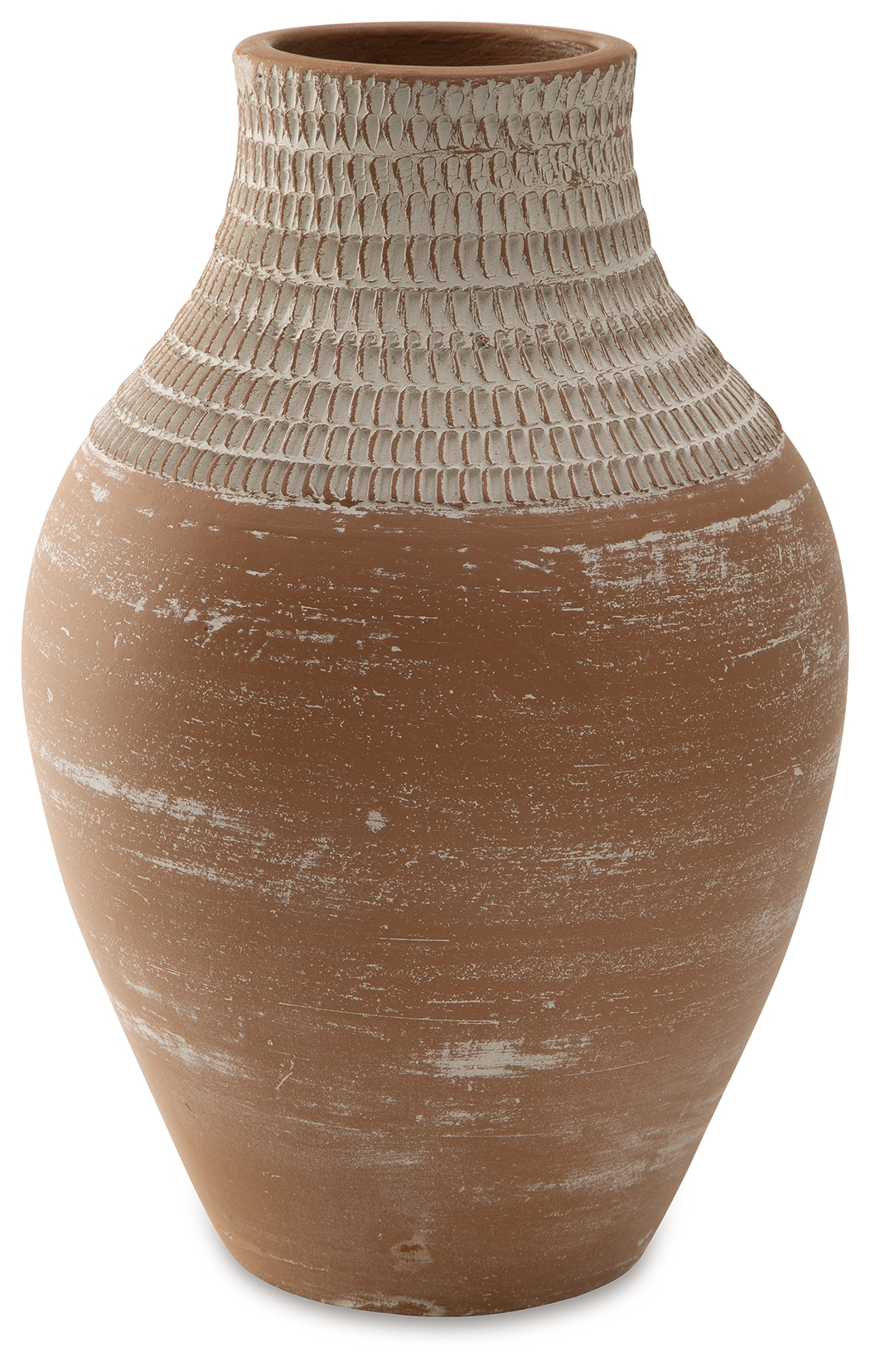 Reclove - Vase - 13" - Distressed White