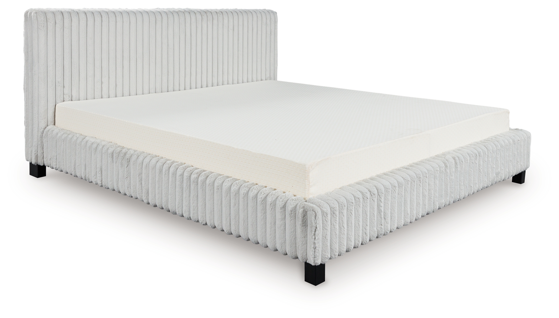 Zuraleus - California King Upholstered Bed - White