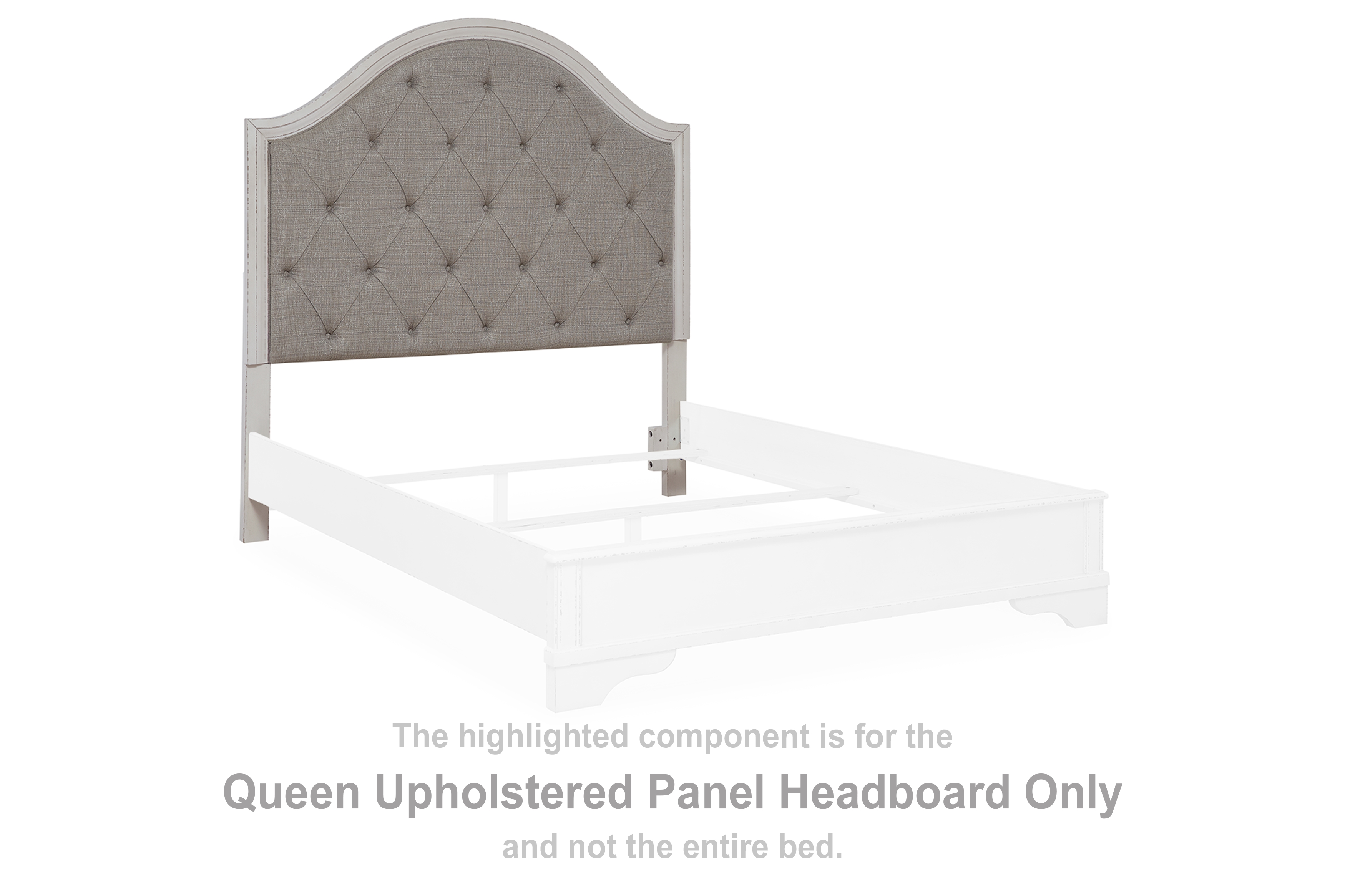 Blendon - Queen Uph Panel Headboard - Two-tone
