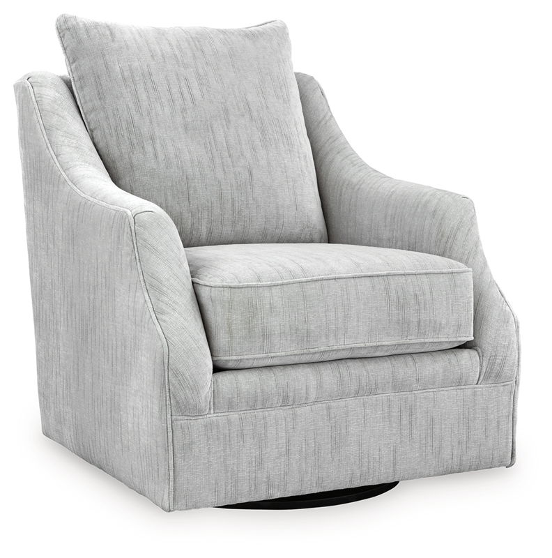 Gubbins - Swivel Accent Chair - Gray