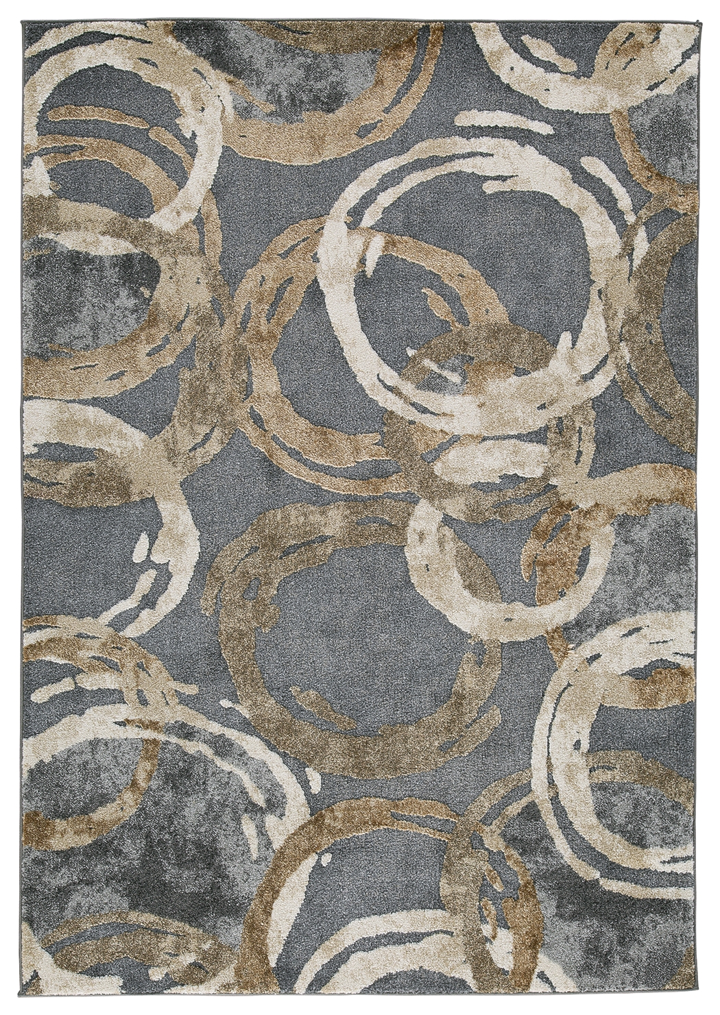Faelyn - 5' x 7' Rug - Gray / Brown / Beige
