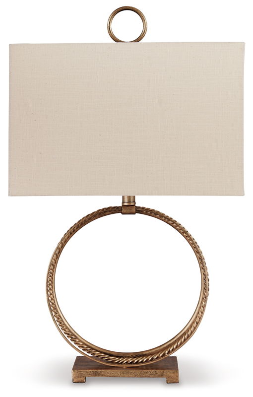 Mahala - Metal Table Lamp  - Antique Gold Finish