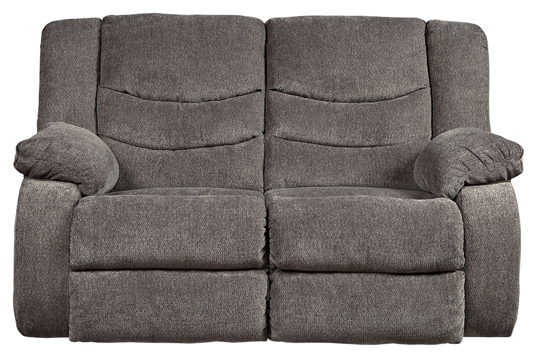 Tulen - Reclining Loveseat - Gray