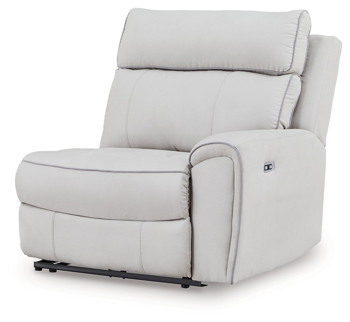 Social Pointe - RAF Zero Wall Power Recliner - Pearl / Ash