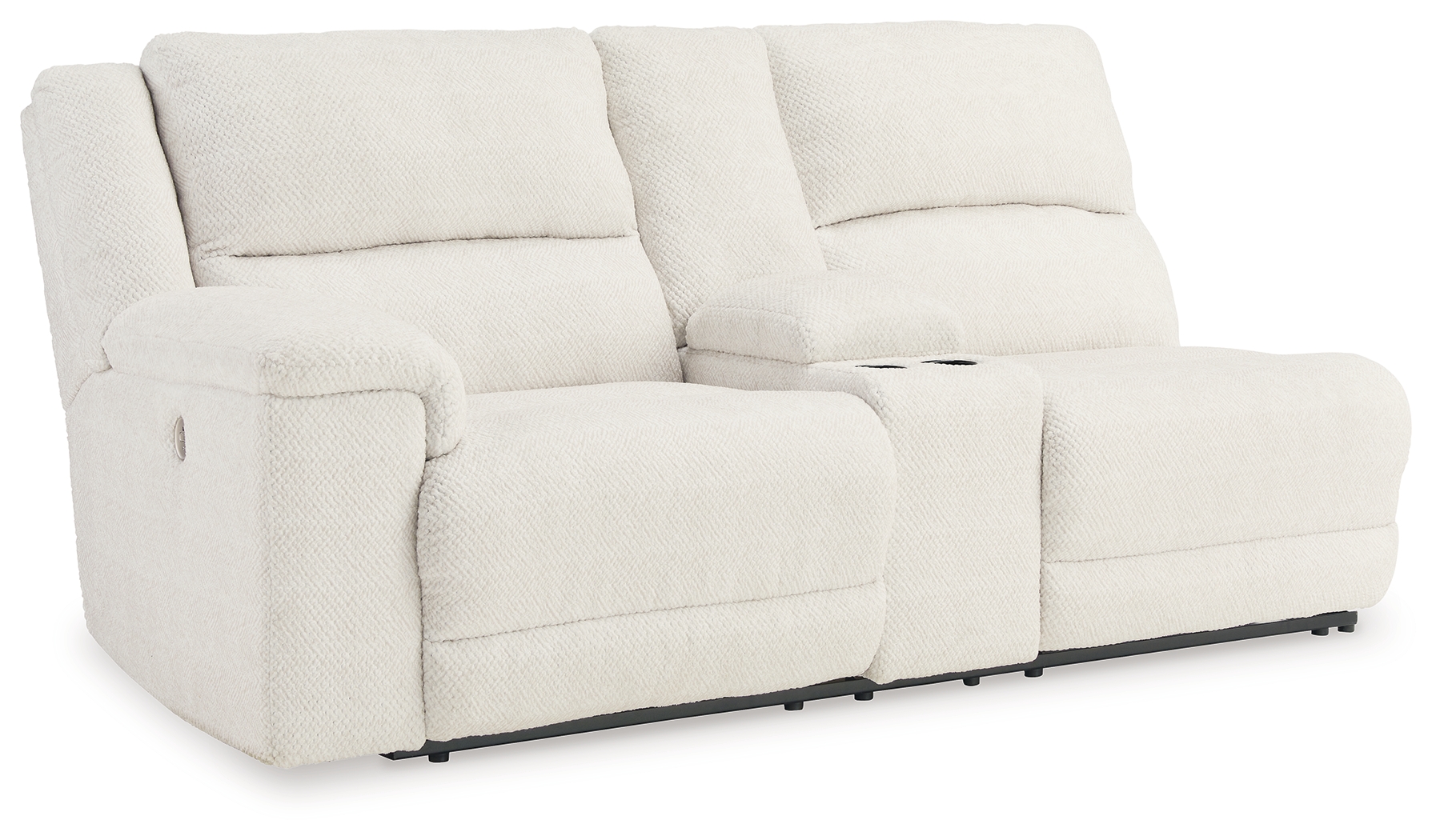 Keensburg - Laf Dbl Power Reclining Loveseat With Console - Linen