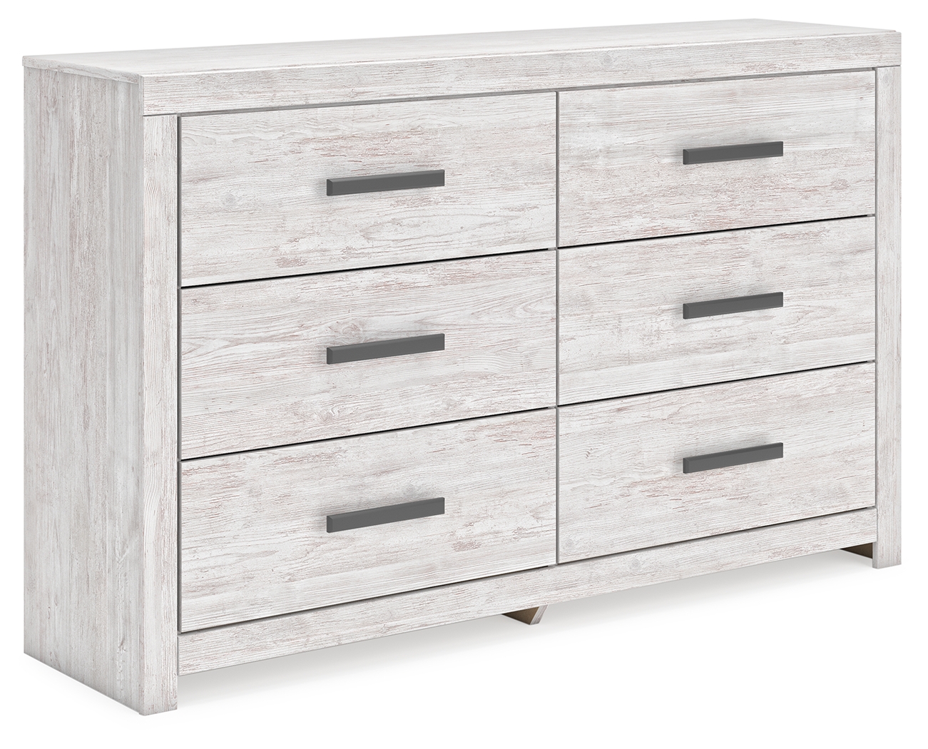 Cayboni - Six Drawer Dresser - Whitewash