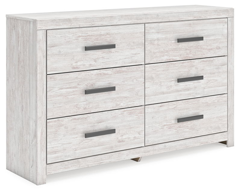 Cayboni - Six Drawer Dresser - Whitewash