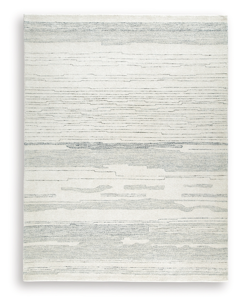 Genemost - 8' x 10' Rug - Ivory / Blue