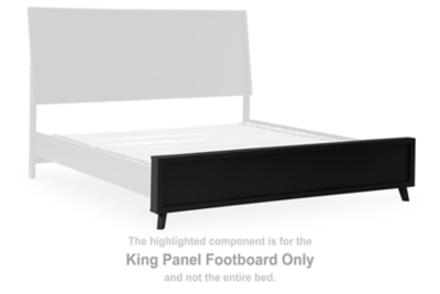 Danziar - King Panel Footboard - Black