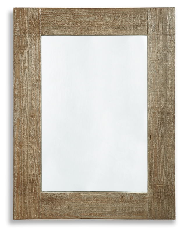 Waltleigh - Accent Mirror - Distressed Brown