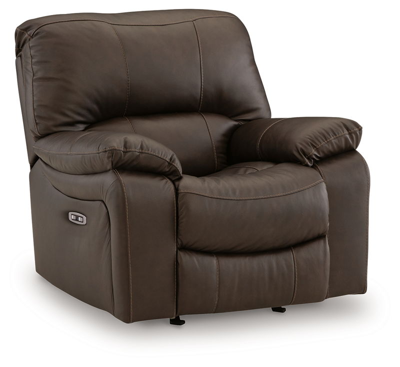 Leesworth - Power Rocker Recliner - Dark Brown