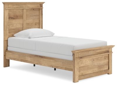 Makidern - Twin Panel Bed - Tan