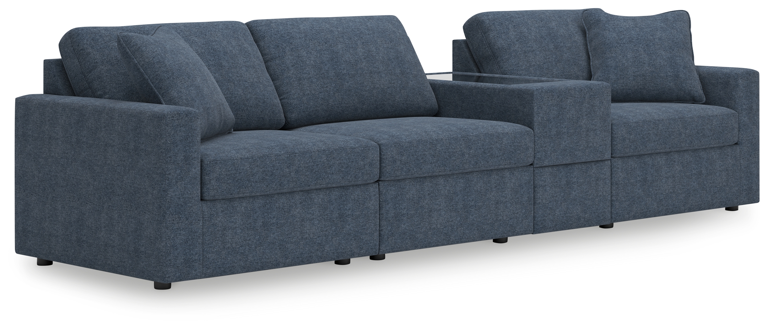 Modmax - 4-Piece Sectional With Storage Console - Ink
