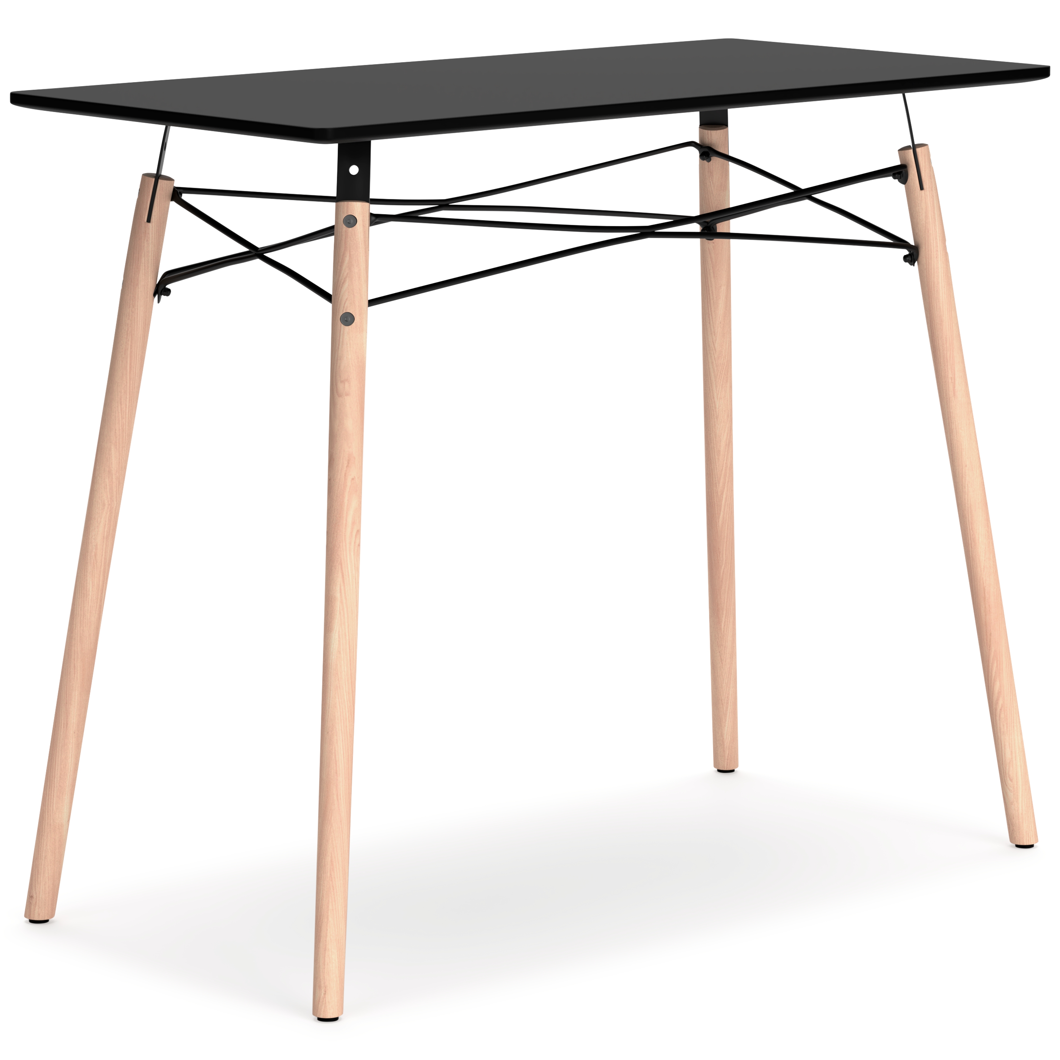 Jaspeni - Home Office Desk - Black / Natural